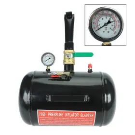 Eb3730 Easyberg 5 Gallon Air Tire Bead Seater 145psi Blaster Tool Seating Inflator With Gauge Black