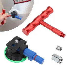 Eeekitonline 655887909931 T-shaped Handheld Suction Cup Dent Remover Puller Paintless Car Body Repair Tool