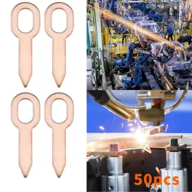 Emagtech 895243289826 50pcs Ot Sheet Gaskets Car Dent Puller Straight Pull Rings Body Panel Pullin #2