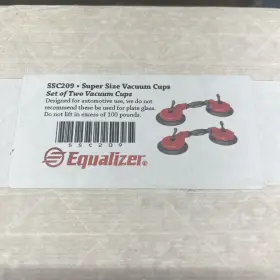 Ssc209 Equalizer Two Super Size Vacuum Suction Cups - Glass Repair Brand New #3