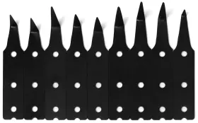 Vzb10 Equalizer Z Blade Variety Pack Of 9 Flexible Long-lasting Cold Knife Blades Usa