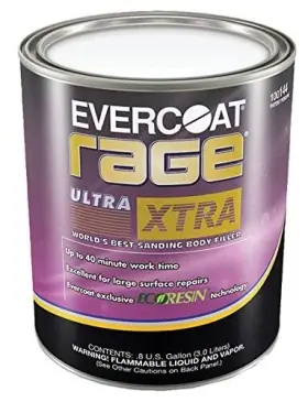 Fib-144 Evercoat Fibre Glass-evercoat Rage Ultra Xtra Sanding Body Filler 0.8 Gallon