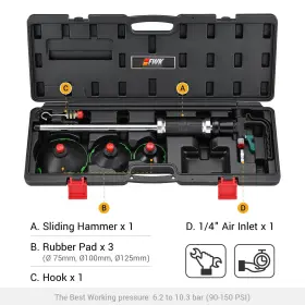 Eb0258 Ewk Pneumatic Suction Dent Puller For 75-125mm Car Body Panel Repair #2