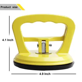 Fcho 746362674403 Glass Suction Cup Heavy Duty Aluminum Vacuum Plate Puller Handle Holder #2