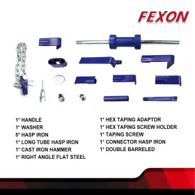 Kz-gj-0019 Fexon Automotive Dent Puller With 13lbs Universal Slide Hammer Auto Body Truc #2