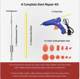 Fixident 715834379405 Chefore Dent Puller Tool Set- Paintless Car Repair/removal/puller Kit #3