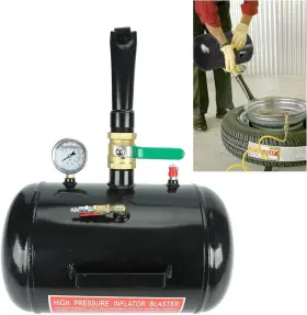 Hb1021 Fondparts Blaster Tool 145psi Air Tire Bead Seater With Gauge 5 Gallon For Atv Tractor Truck