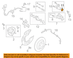 Dg9z2m060a Ford Oem 00-23 Continental Brake Components-motor O-ring