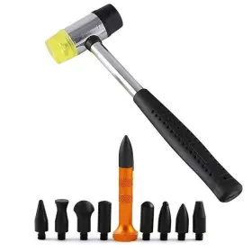 G&s 701413788348 Gs Hand Tools 10pcs Paintless Dent Repair Kit Rubber Hammer Tap Down Ha
