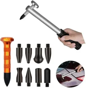 Gs17030506 G&s Gs 10pcs Car Body Paintless Dent Removal Tools Aluminum Hammer With