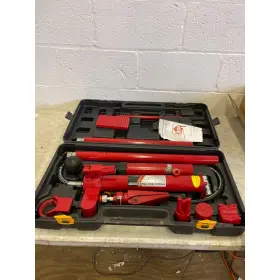 0jrldacf Garvee Pau 10-ton Porta Power Hydraulic Kit Leak-free Tpu Seal Powder Coated - Red