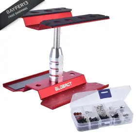 Globact 623064782943 Aluminum Alloy Rc Car Repair Work Stand Hobby Tool Set 360 Degree Red