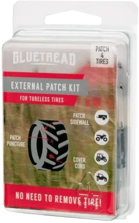 Gtva003a Glue Tread Off Road External Sidewall Repair Patch Kit For Tubeless Tires Atvutv