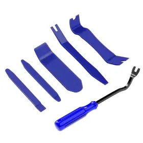 Grc-252 Gooacc 6pcs Auto Trim Removal Tool Kit No-scratch Blue