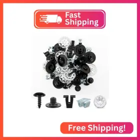 Grc-350 Gooacc 50pcs Nylon Screw Grommets Retainers Fender Liner And Splash Shield Nut Kit