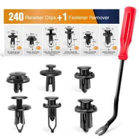 Grc-74 Gooacc 240pcs Car Retainer 6.3mm 8mm 9mm 10mm Clips Remover