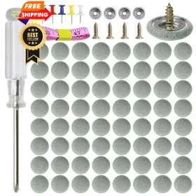 A1103 Goosla 65 Set Car Roof Headliner Repair Kits 262 Pcs Auto Grey Flannelette