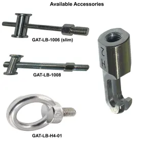 Gat-lb-h2 Grade A Tools Dent Pulling Claw 2 Hook - Wiggle Wire Weld Ring Tabs And Pdr #2