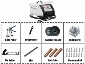 F8100 Grautospot Usedf8100 110v 2kw Aluminum Spot Welder Machine Pull Vehicle Dent Spotter Puller #3