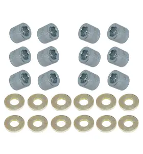 99903109101 Hamburg-technic Fits For Porsche 911 930 Cylinder Head Nut 901104382 901 104 382 Steel 18mm Set