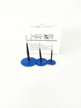 Mgd-2469 Harzole Tire Repair Patch Plug Kit 1/8 Inch 3/16 And 1/4 Dipped Stem 12 Pcs Each
