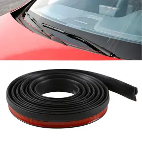 Hb-142-fwrs Hbxdeco Car Front Windshield Rubber Seal Strip 2m/6.5ft Weather Black