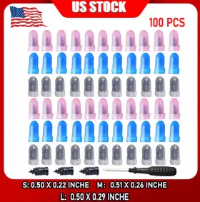Hewworth 600609566251 100pcs Tire Repair Rubber Nails Tyre Puncture Screws Kit With Screwdriver