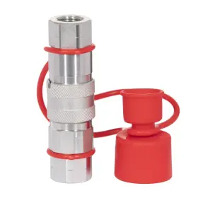 81625102 Hexautoparts 1/2 Inch Skid Steer Bobcat Flat Face Hydraulic Quick Connect Coupler / Coupling Set