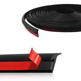 Hhzl-dtxmft01 Hhzl Rubber Edge Trim T Molding Seal Strip Car Windshield 8mm Black