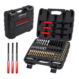 Hiro-61 Hirovast 61 Pcs Thread Chaser Set Metric And Sae Repair Kit With Pitch