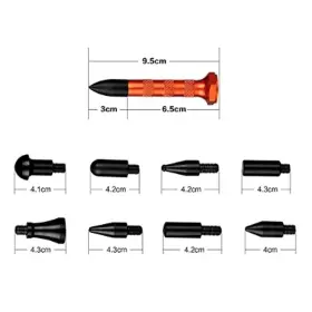 Hiyi 701413785163 10pcs Dent Repair Tool Kits Paintless Removal Tap Down Tools Rubber #2