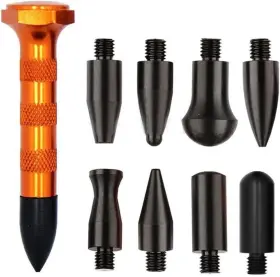 Gs17030509 Hiyi Dent Removal Tools Gs Diy Paintless Repair Kit With 9 Metal Tap Down Heads