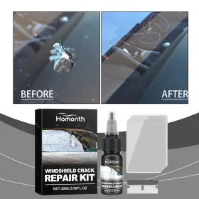 Hme04-a042-1-bk1 Homonth Glass Crack Repair Kit Automotive Front Windshield Nano Fluid