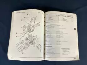 61kz405 Honda Used In Excellent Condition Oem Service Manual 1992-97 Cr125r #2