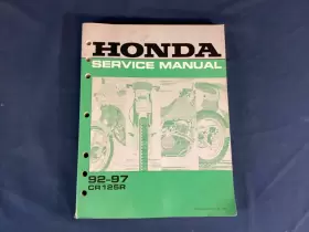 61kz405 Honda Used In Excellent Condition Oem Service Manual 1992-97 Cr125r