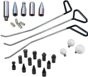 Hs-009 Houshan 27pcs Car Push Puller Rods Dent Removal Paintless Tools Repair Hammer Kit
