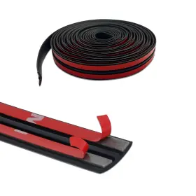 Hqrnyp Qph9002 23ft Car Weather Stripping Tailgate Adhesive Rubber Seal Strip 30mm