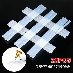 Lifestyle2019 Ht 9070798bk 20/40pcs White/black Glue Stick Dented Hail Repair Tool Paintless Dent Us