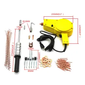 Us-et-car-fix007-bk Httmt Standard Stud Welder Starter Spot Puller Kit Hammer Gun Auto Repair Tool Dent Pu #3
