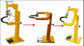 190151 Intsupermai 110v 1000w Rotatable Car Tire Vulcanizing Machine With 6 Molds Auto Temp Control #3