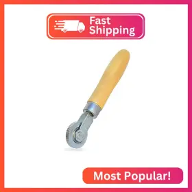 It009 Iteq Tire Patch Roller Wooden Handle 1 1/2 Inch Dia Repair Tool 6mm