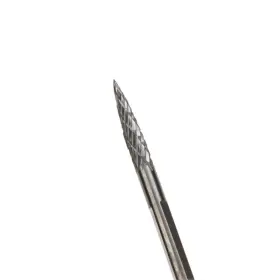 18240a J S Products Tire Repair 1/8-inch Carbide Double Cut Burr With Adapter #3