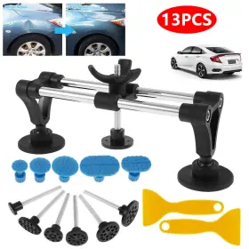 Jahyshow 880429794861 13pc Car Paintless Dent Puller Tabs Bridge Lifter Body Repair Hail Removal Tool #2