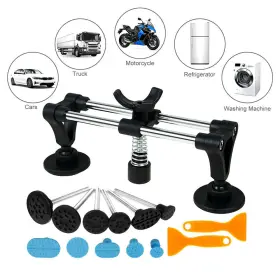 Jahyshow 880429794861 13pc Car Paintless Dent Puller Tabs Bridge Lifter Body Repair Hail Removal Tool #3