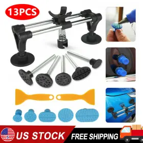 Jahyshow 880429794861 13pc Car Paintless Dent Puller Tabs Bridge Lifter Body Repair Hail Removal Tool