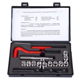 Jectsed4nvcx1yq6 Jectse 17 Pcs M12x1.5 2d Thread Insert Kit Stainless Steel Internal