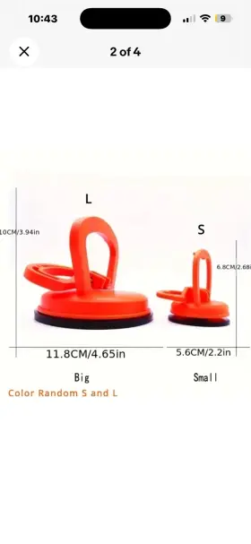 Jfx2 X004egh02j 2pcs Car Dent Puller Suction Cup Repair Tool Set Sucker