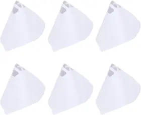 Jjlfresheners 792483953972 50pcs White Paint Strainers Paper Cone Mixing Cup Strainer Fine Mesh