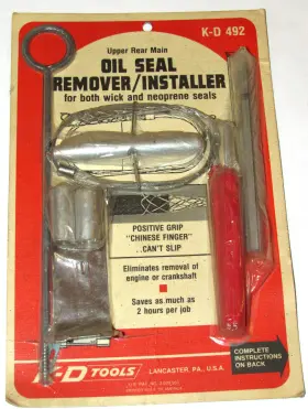 K-d Tools 071641601550 Unused 1980s 492 Upper Rear Main Oil Seal Installer/remover Saves 2 Hours