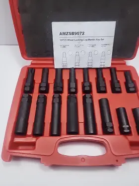Amzsb9072 Kaupa Heavy Duty Wheel Lock Removal Kit 16 Pieces For Secure Lug Nut Access